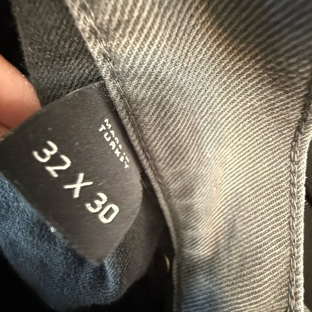 DSTLD Jeans Men size 32 Skinny Slim Gray Jeans 32 Made in Turkey